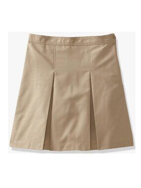 Classroom Uniforms 55864 Kick Pleat Skirt - Khaki